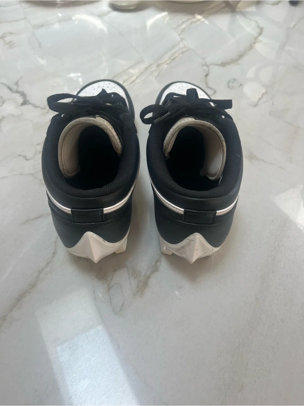 Nike Kids Black and White Jordan Low Top Sneakers